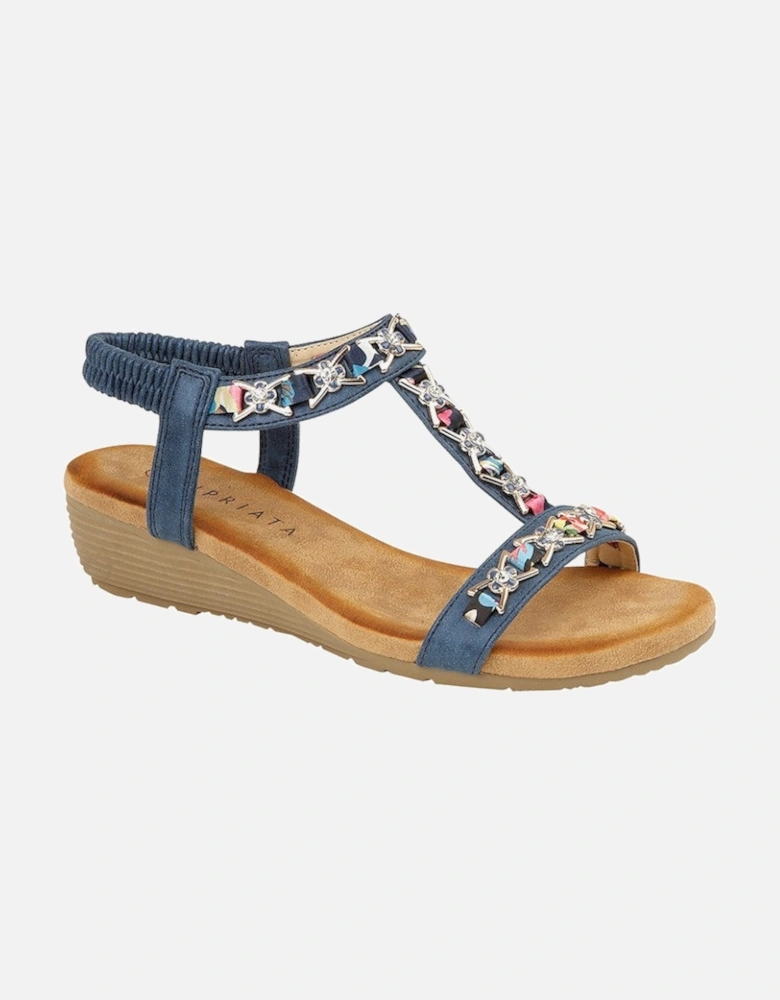 LIA Womens Sandals Blue