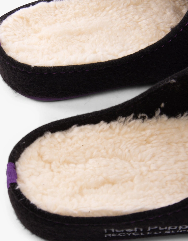 THE GOOD SLIPPER Womens Slippers Black