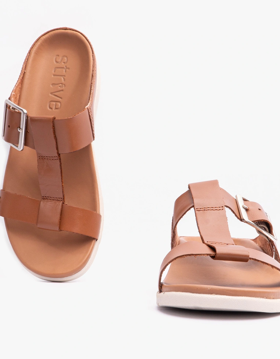 SANTORINI Womens Sandals Tan