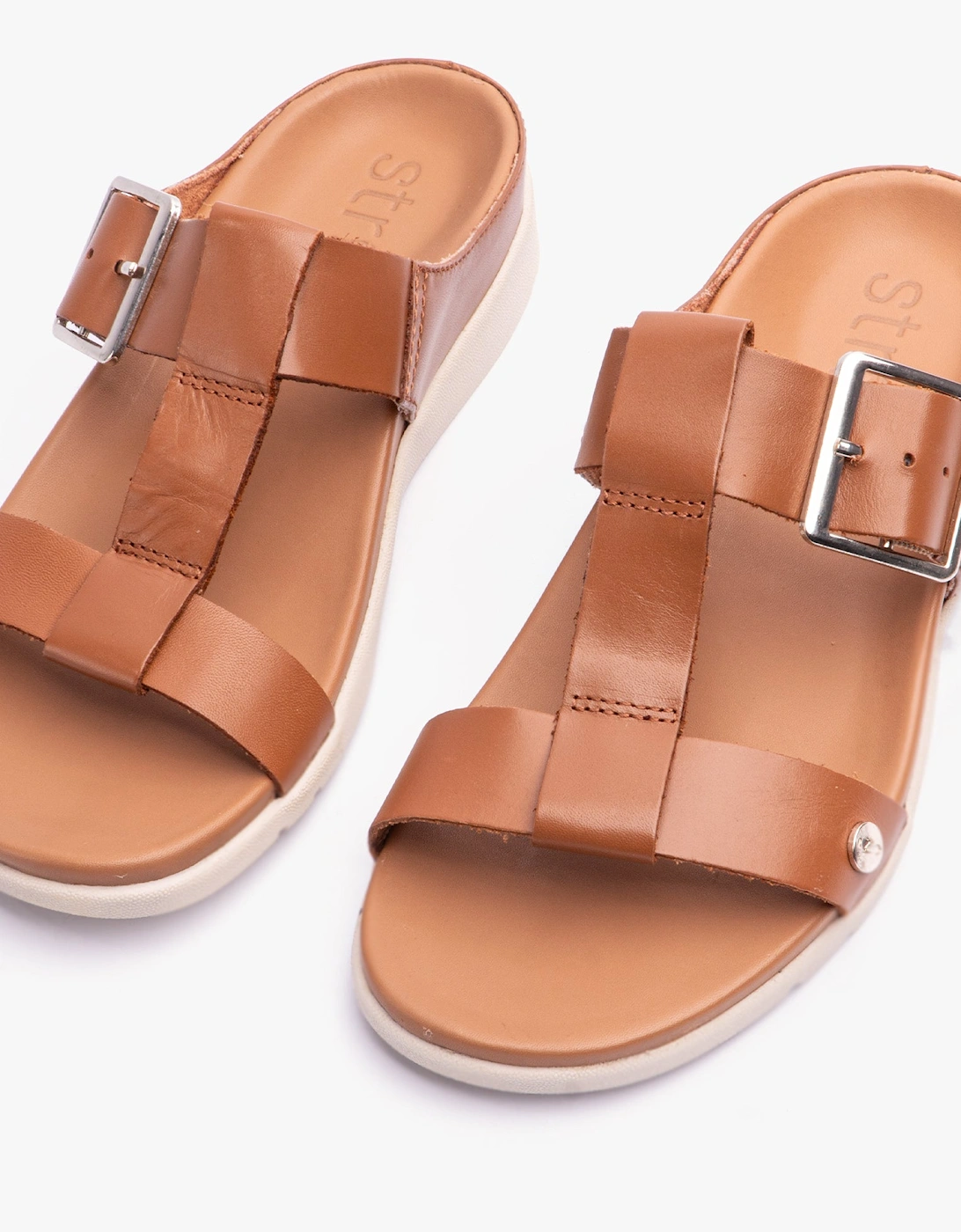 SANTORINI Womens Sandals Tan