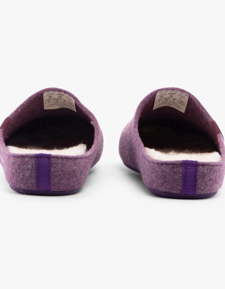 THE GOOD SLIPPER Womens Slippers Purple