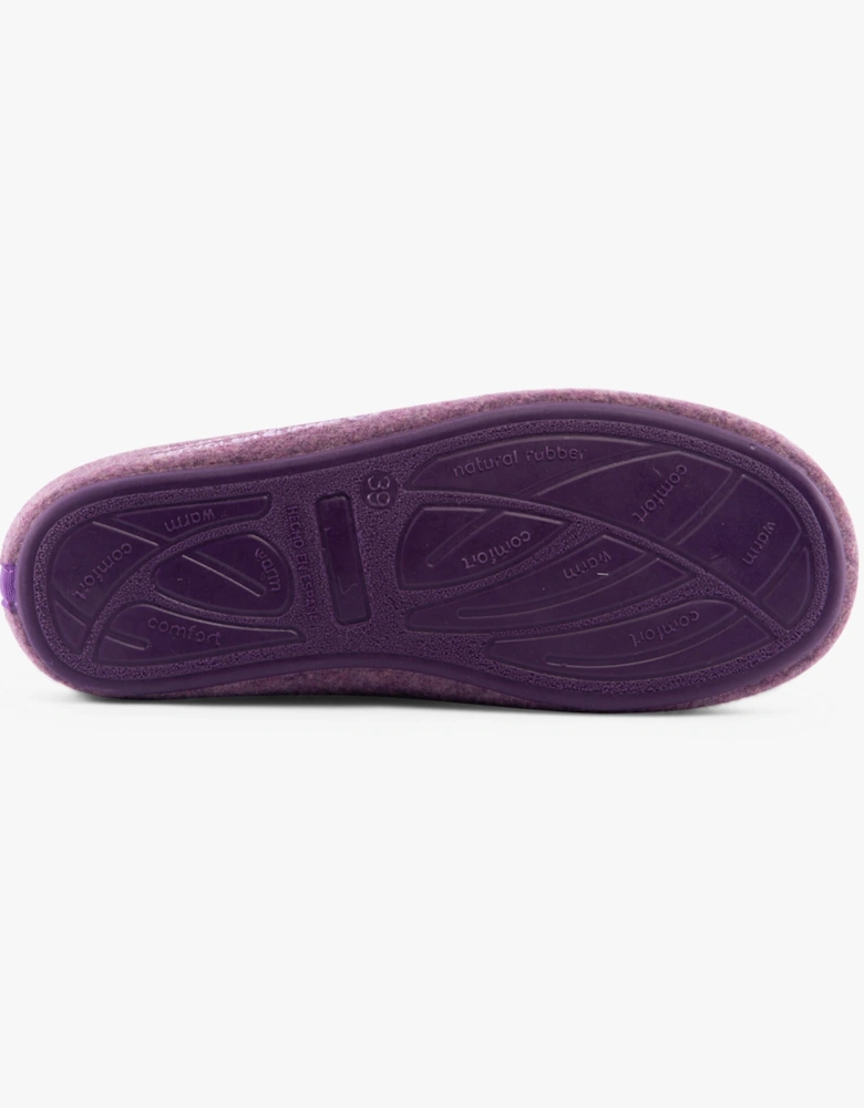 THE GOOD SLIPPER Womens Slippers Purple