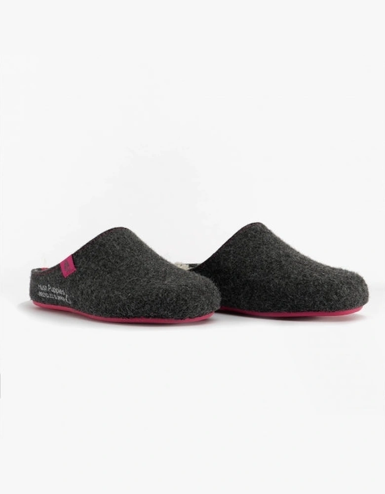 THE GOOD SLIPPER Womens Slippers Charcoal