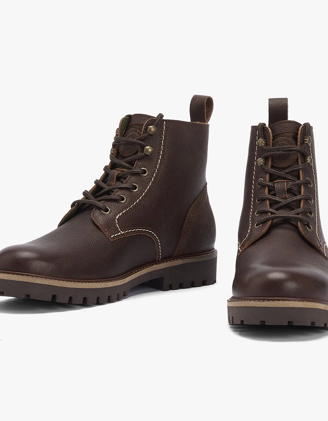 FOGGY Mens Derby Boots Brown