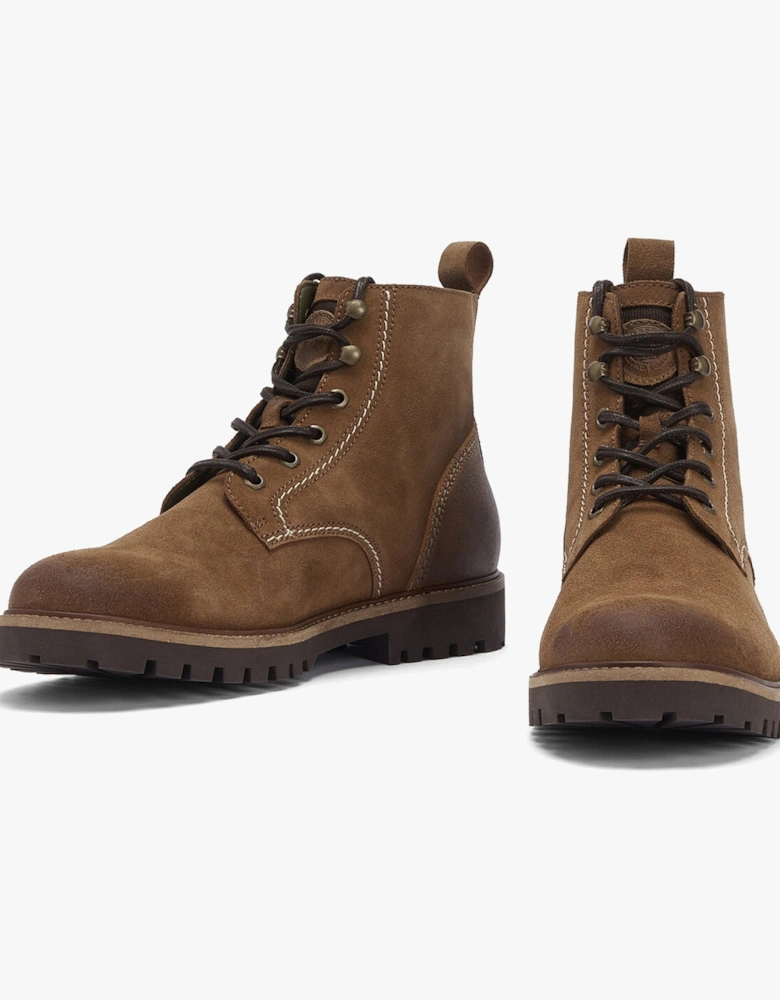 FOGGY Mens Derby Boots Cognac