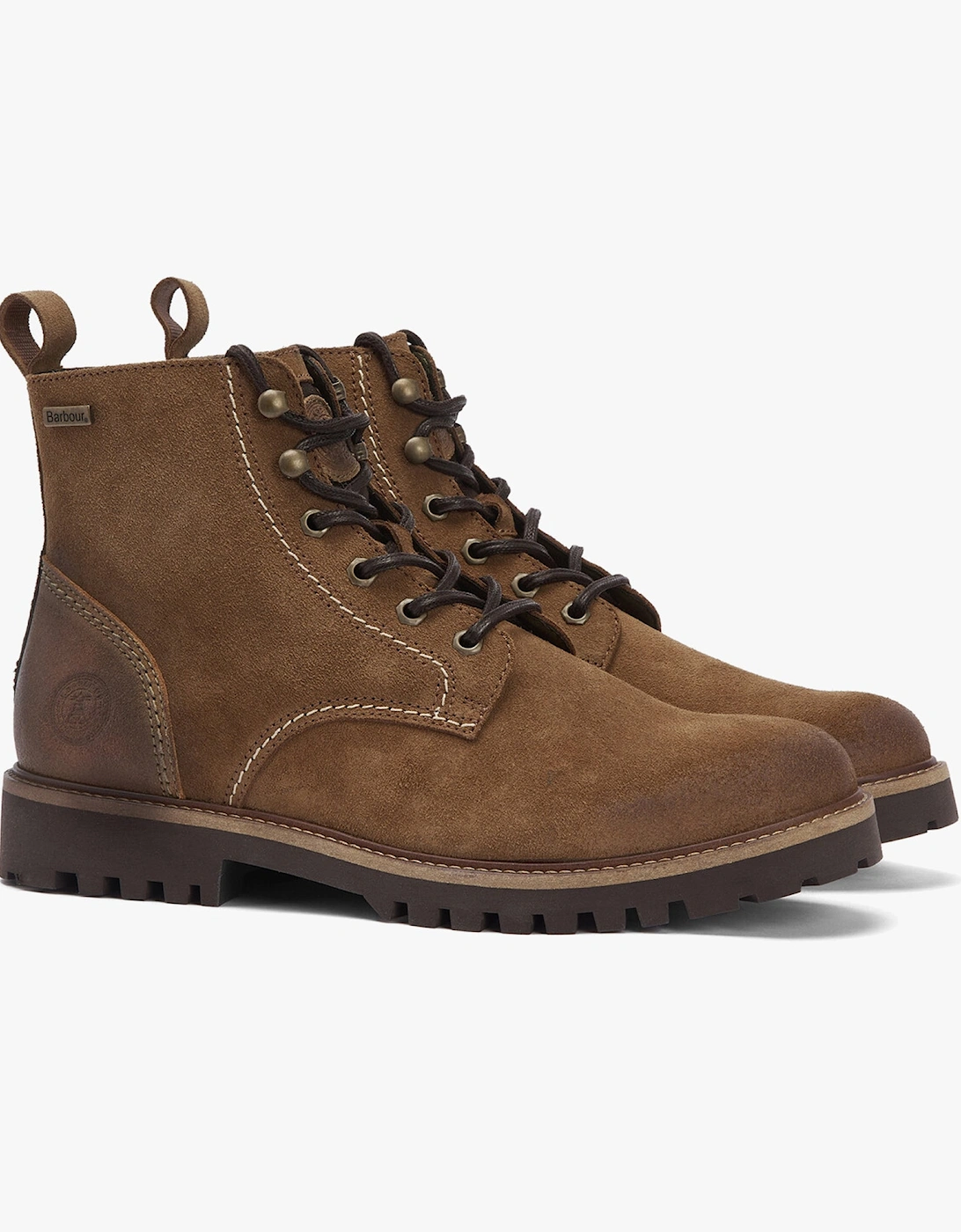 FOGGY Mens Derby Boots Cognac