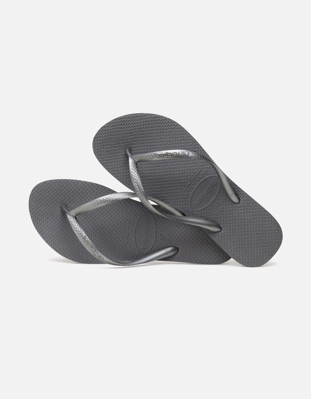 HAV SLIM Womens Flip Flops Steel Grey, 5 of 4