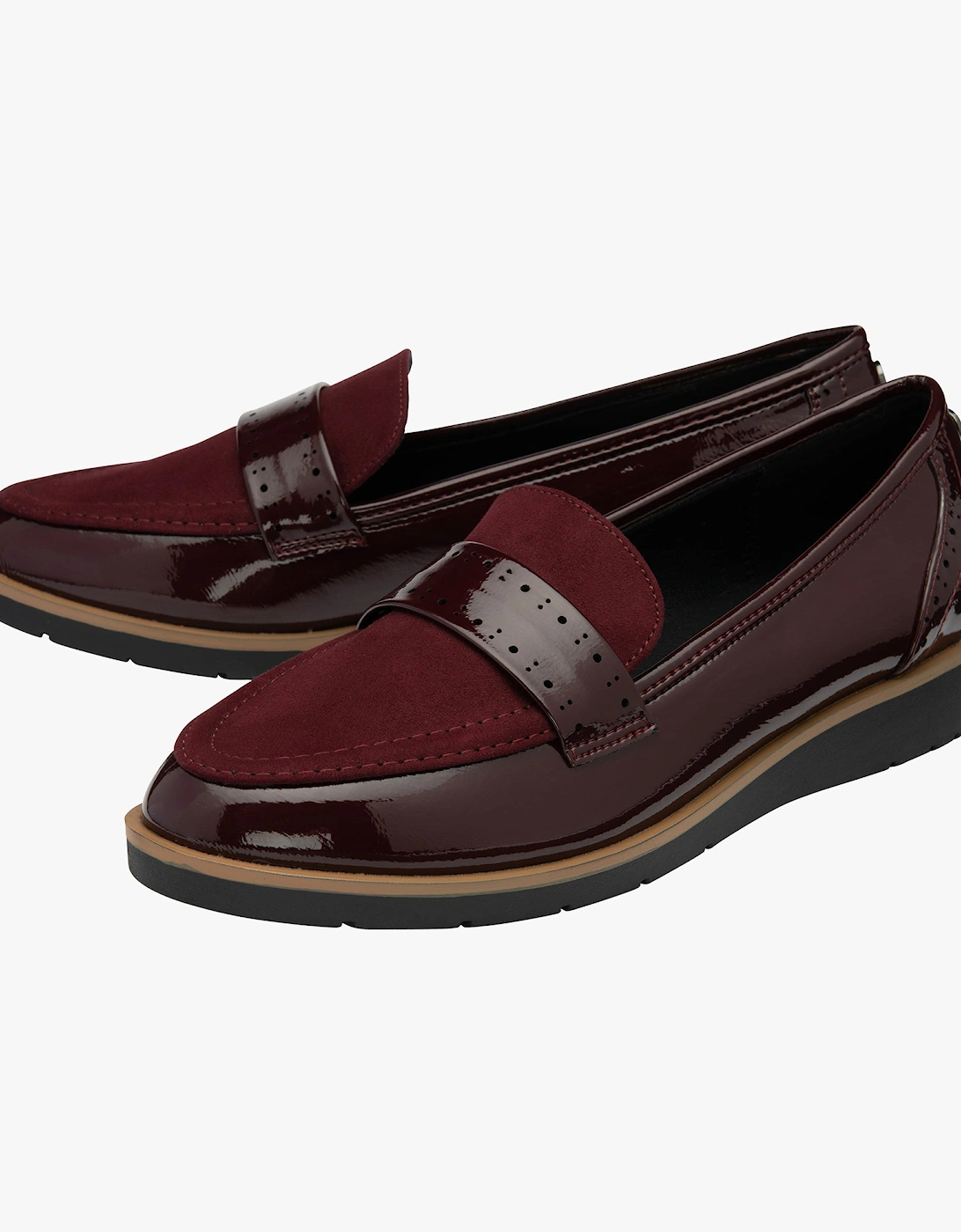 CAMBRIDGE Womens Shoes Bordo