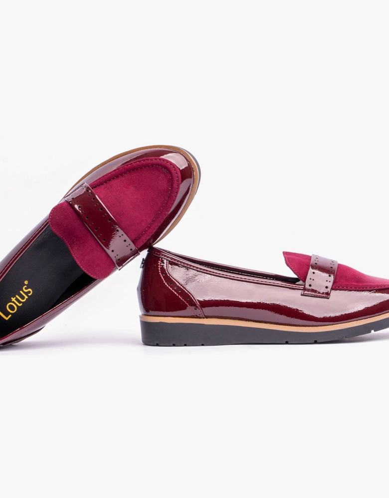 CAMBRIDGE Womens Shoes Bordo