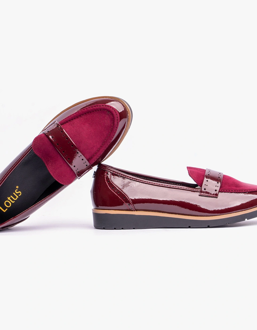 CAMBRIDGE Womens Shoes Bordo