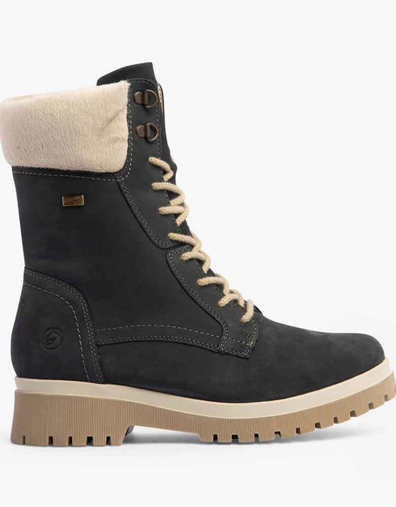 D1B76-14 Womens Boots Blue