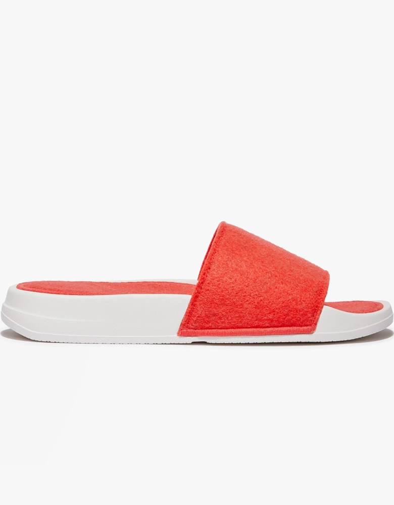 IQUSHION E01 Womens Slides Neon Orange