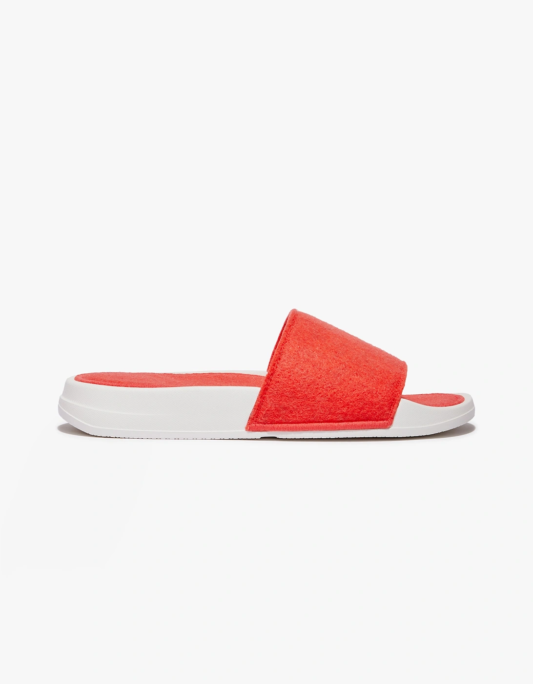Women's FitFlop IQUSHION E01 Womens Slides Neon Orange - Size: 7