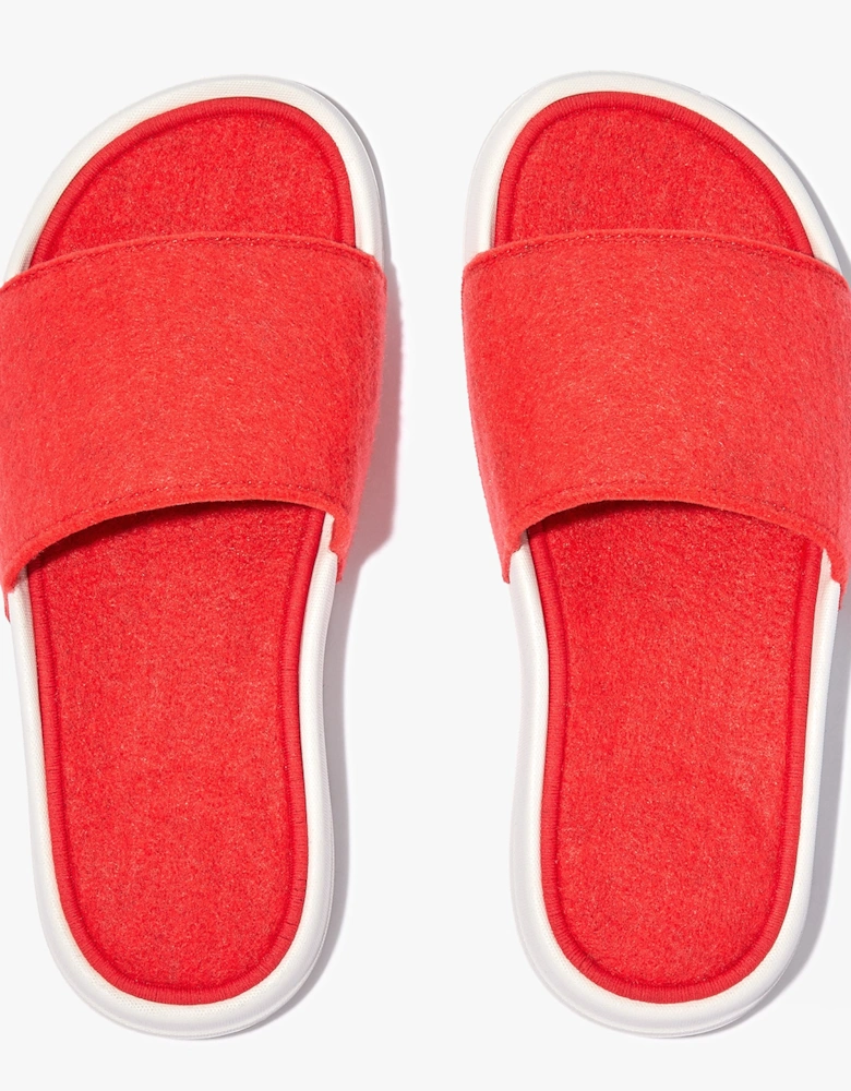 IQUSHION E01 Womens Slides Neon Orange