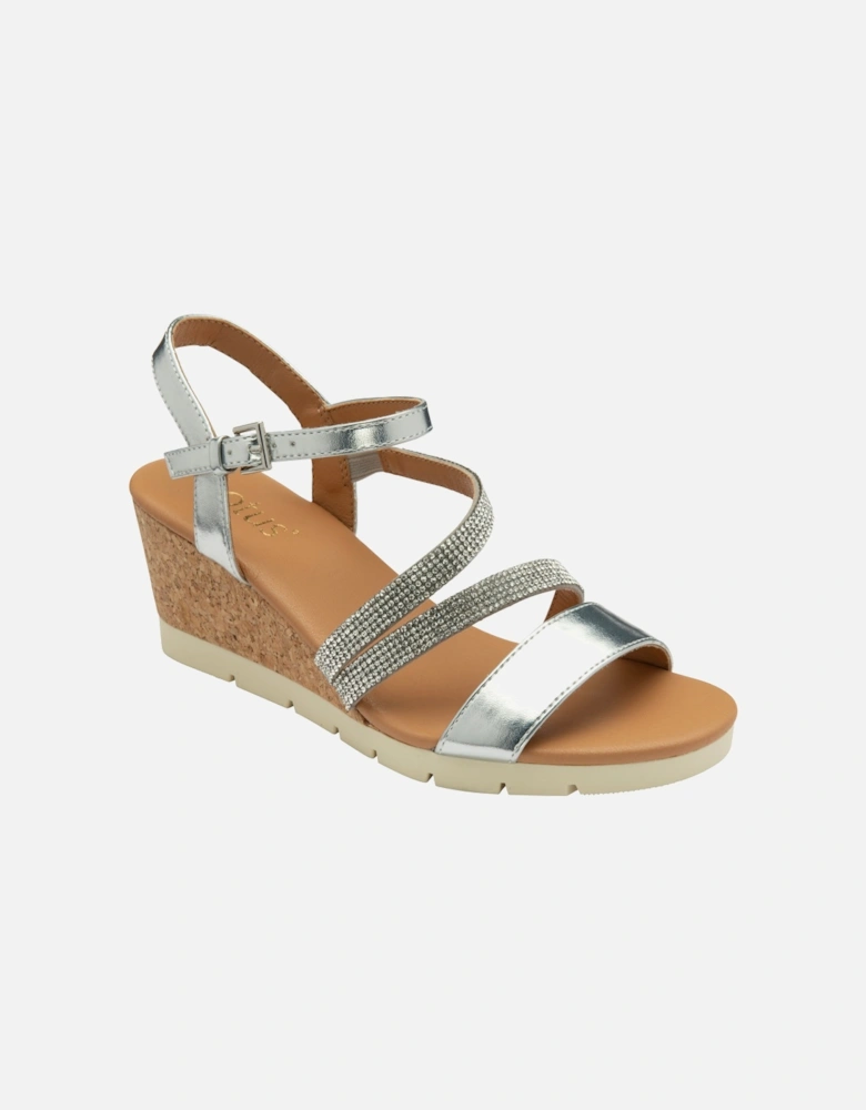 GOLDIE Womens Sandals Silver