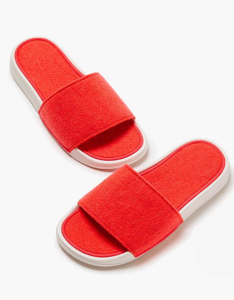 IQUSHION E01 Womens Slides Neon Orange