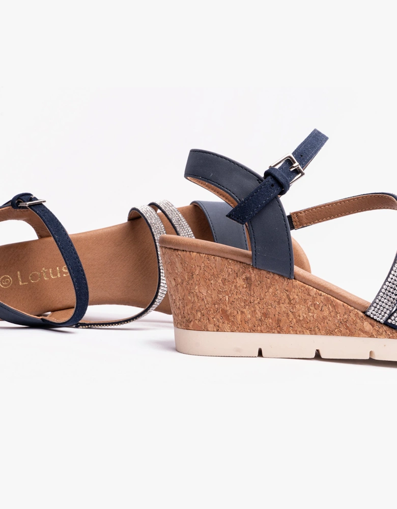 GOLDIE Womens Sandals Navy