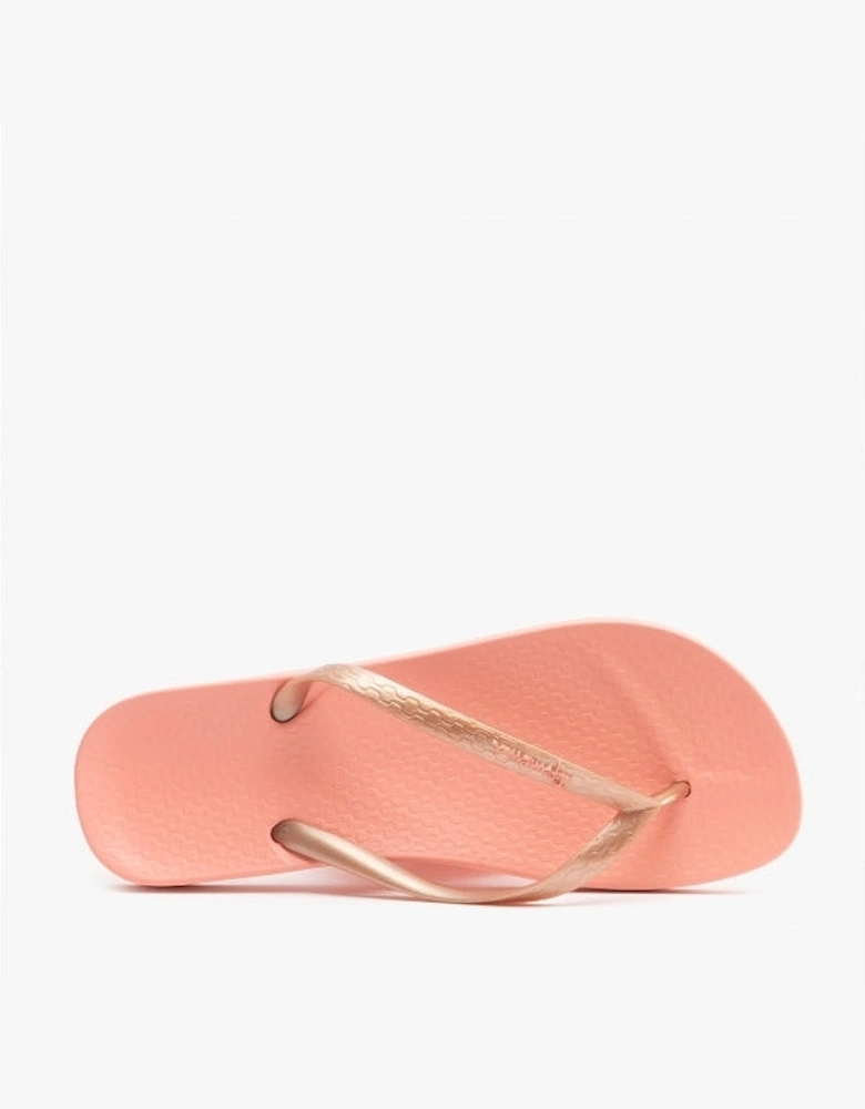 ANATOMICA TAN 21 Womens Flip Flops Rose/Coral