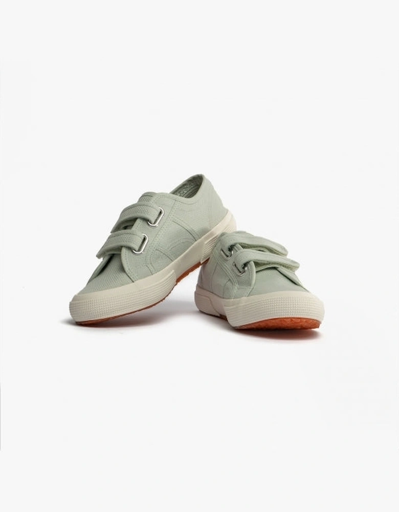 2754 JSTRAP CLASSIC Kids Canvas Trainers Green