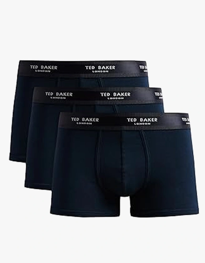 3-Pack Cotton Trunks Mens Navy