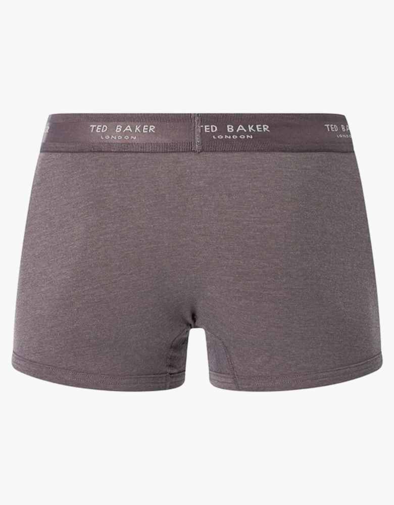 3-Pack Cotton Trunks Mens Grey/Heather/Black