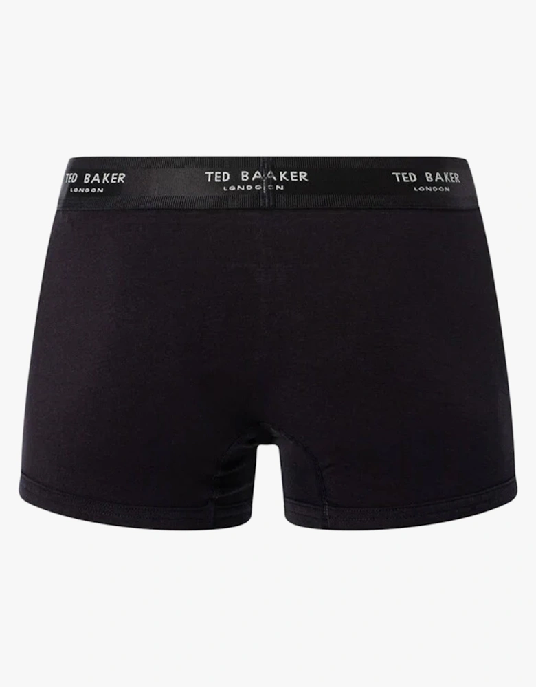 3-Pack Cotton Trunks Mens Grey/Heather/Black