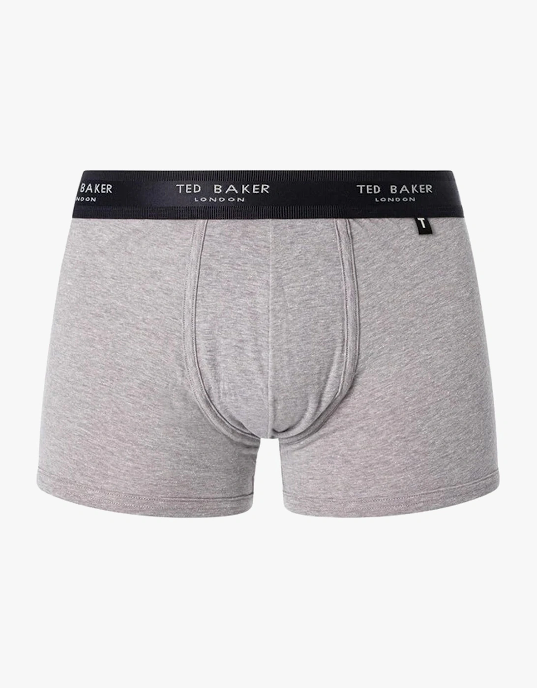 3-Pack Cotton Trunks Mens Grey/Heather/Black