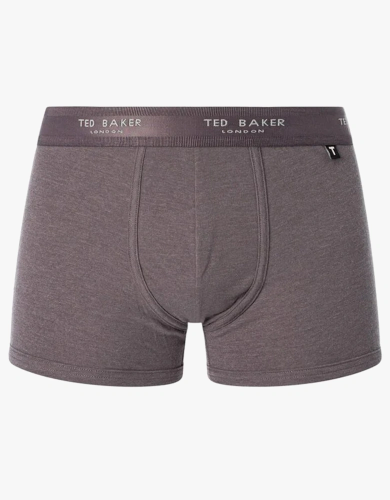 3-Pack Cotton Trunks Mens Grey/Heather/Black