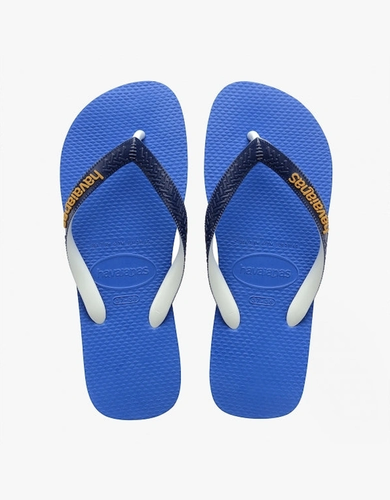 HAV TOP MIX Mens Flip Flops Blue Star