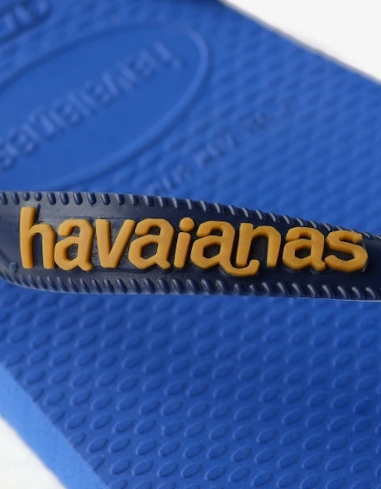 HAV TOP MIX Mens Flip Flops Blue Star