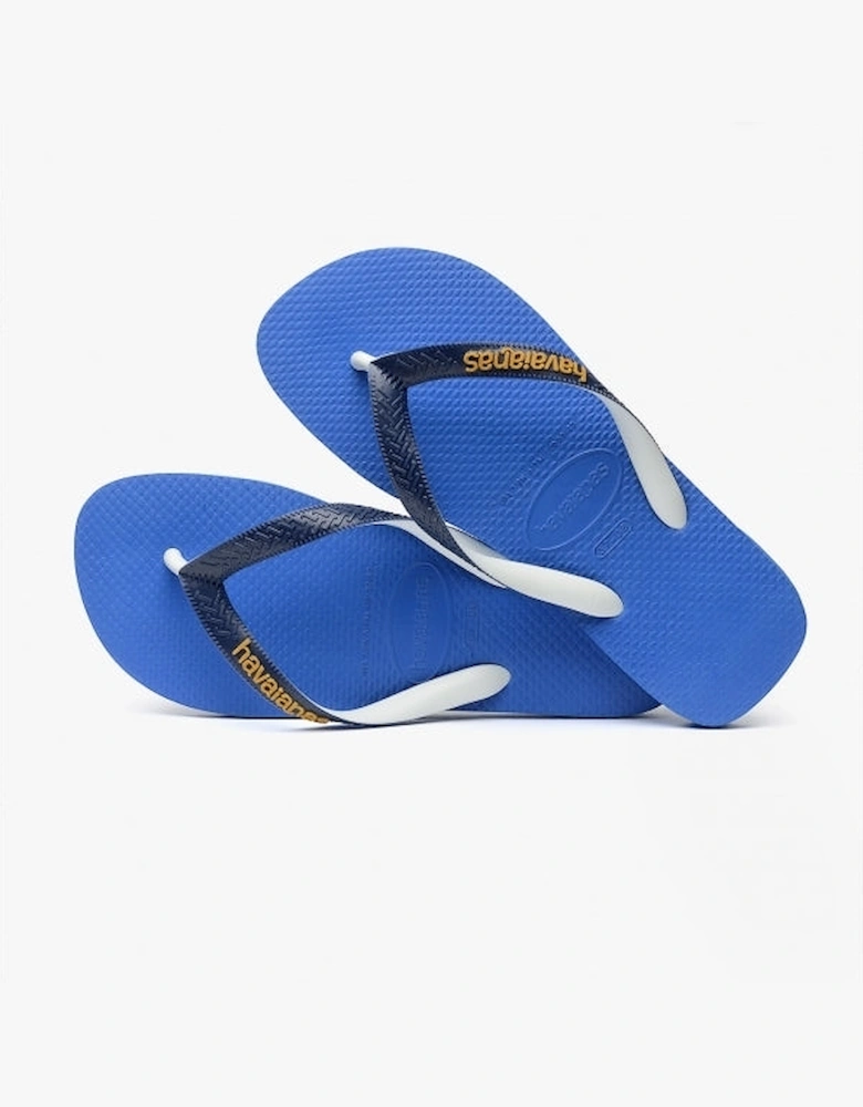 HAV TOP MIX Mens Flip Flops Blue Star