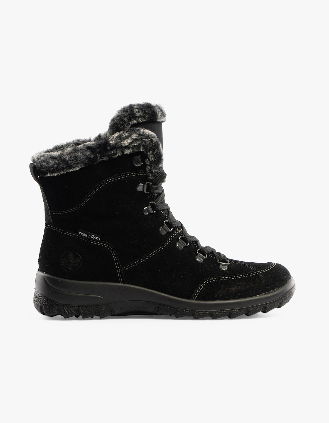 Rieker Women's Black L7145-00 Boots - : 8 Size 8