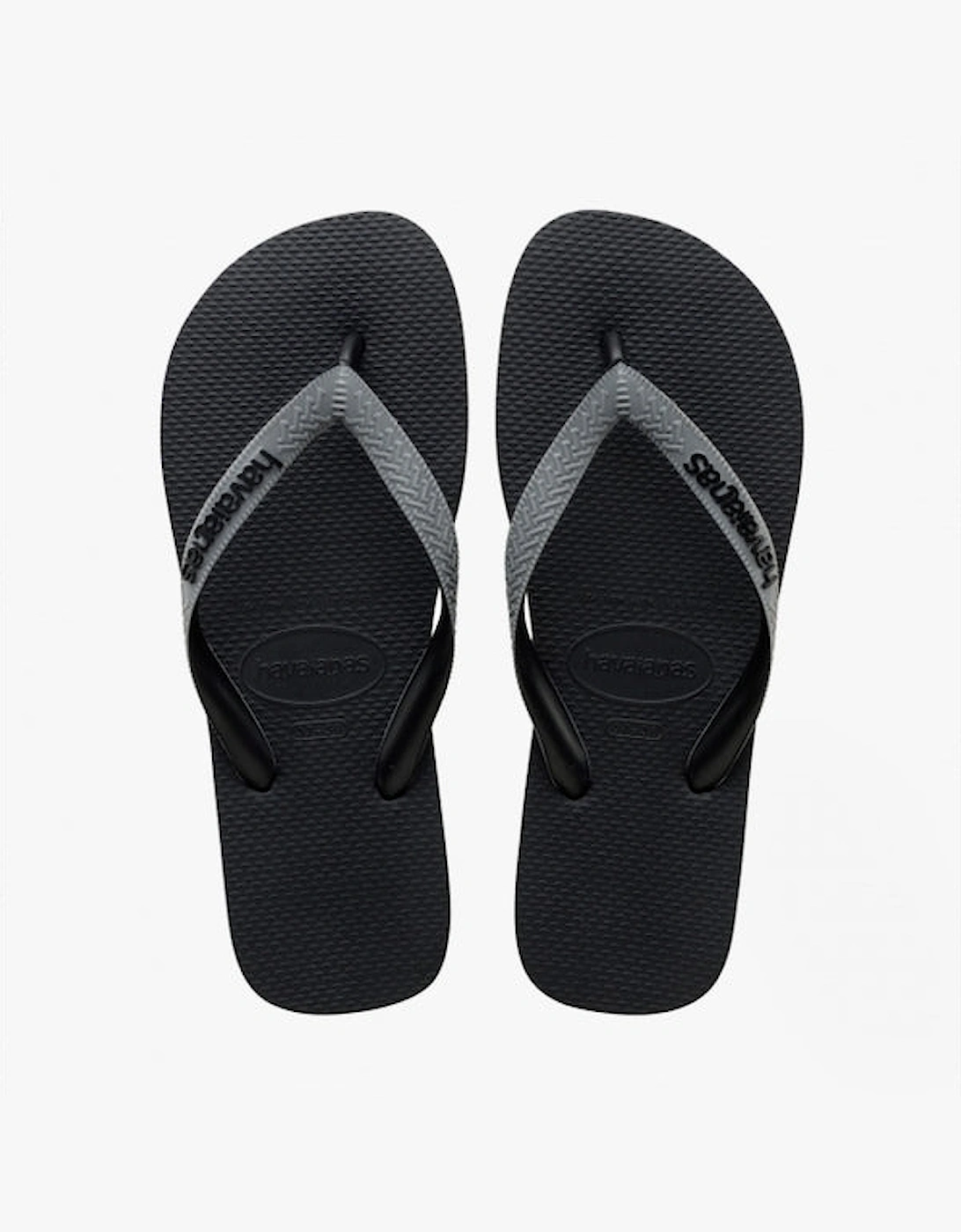 HAV TOP MIX Unisex Flip Flops Black/Steel, 6 of 5