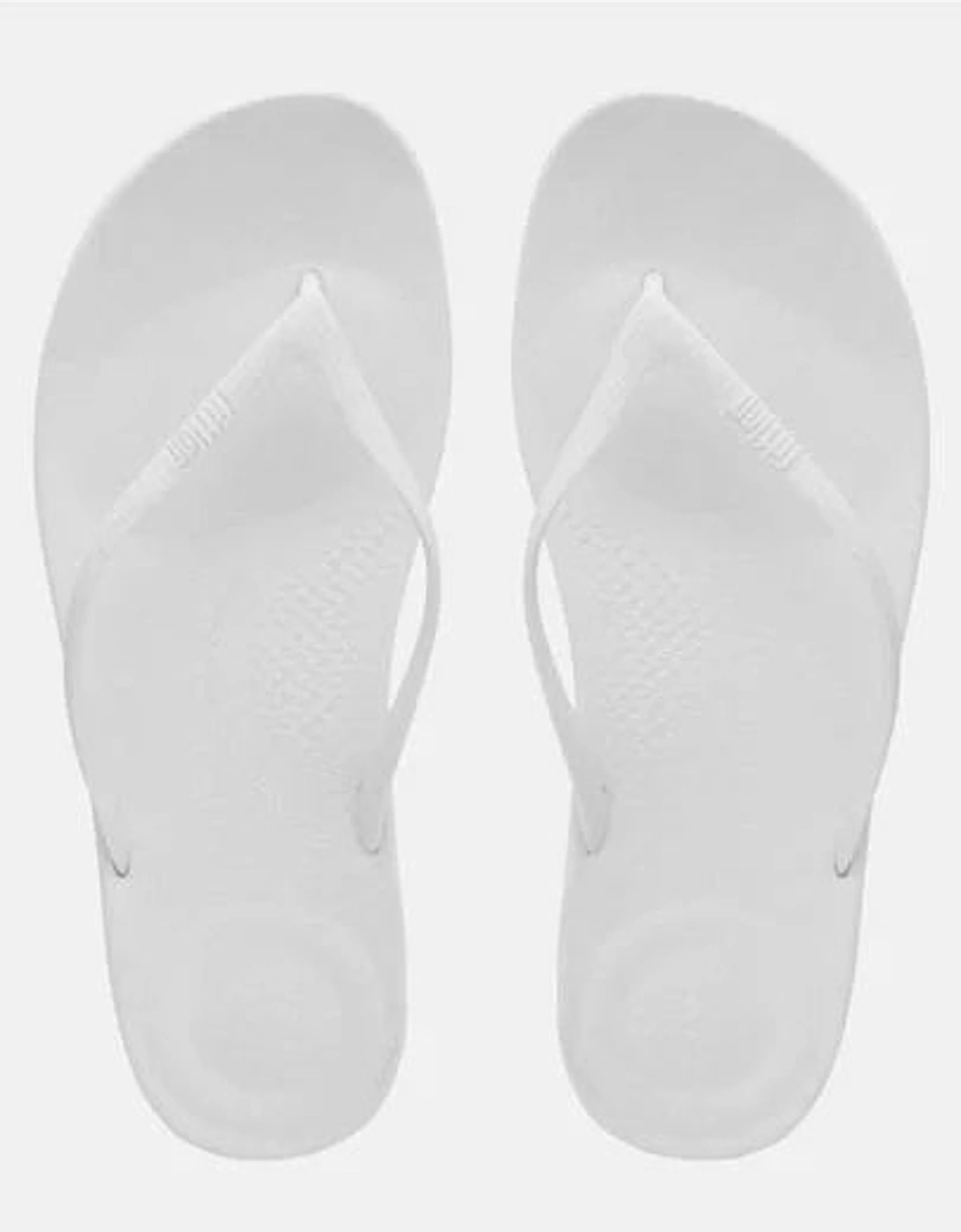 Women's FitFlop IQUSHION Womens Flip Flop Urban White - Size: 6
