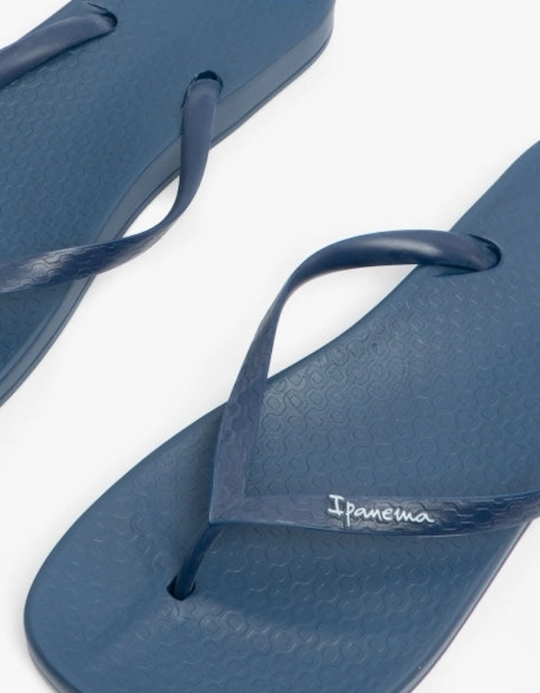 ANATOMIC COLOURS Womens Flip Flops Navy