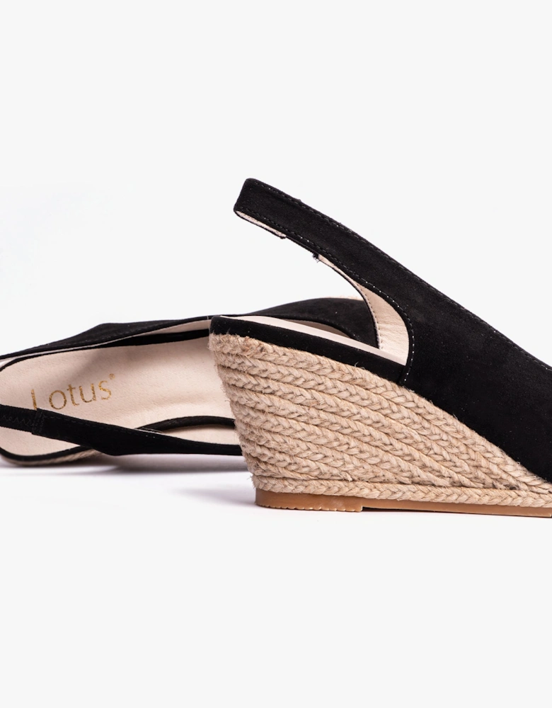 GIGI Womens Espadrille Black