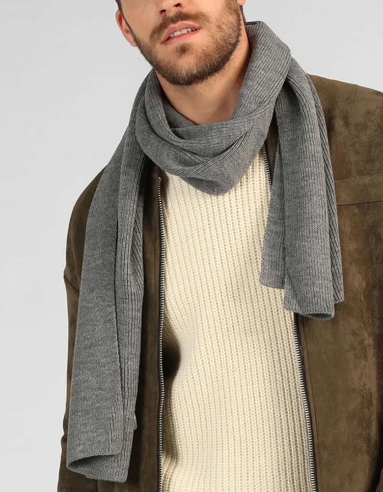 DNA Mens Hat & Scarf Grey Melange