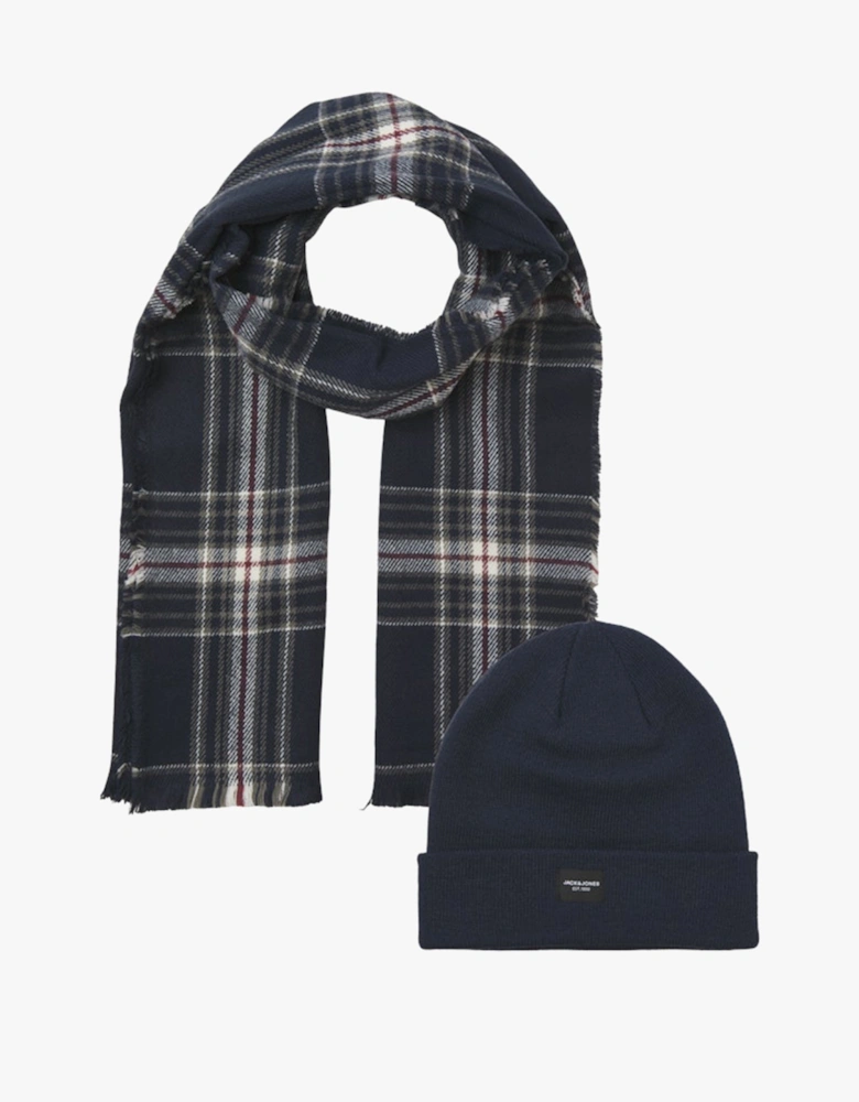 FROST DNA Mens Beanie & Scarf Navy