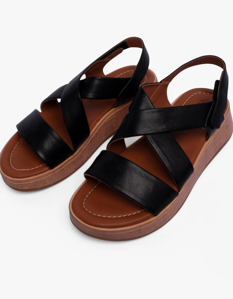 HARPER Womens Sandals Black