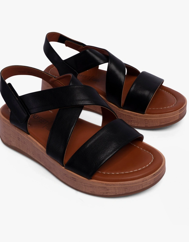 HARPER Womens Sandals Black