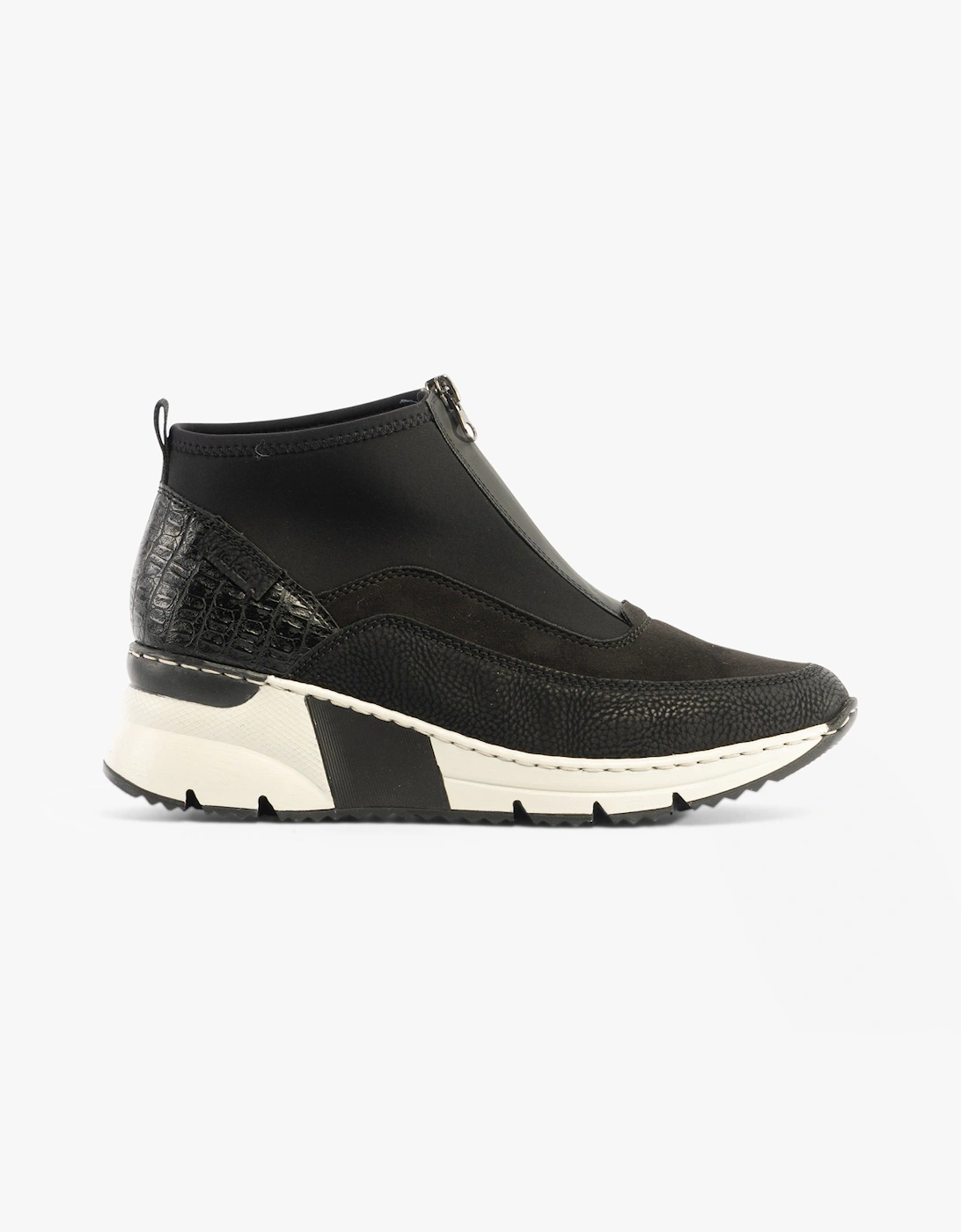 Women's Rieker N6352-00 Womens Boots Black - Size: 4