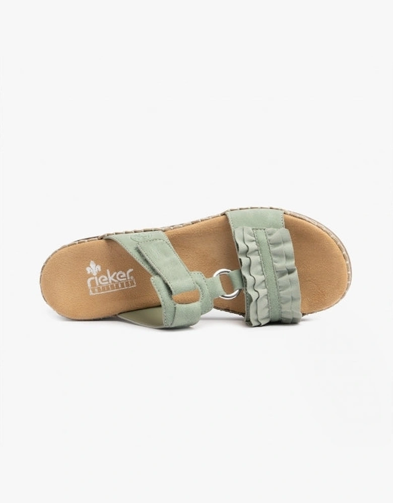 V1222-52 Womens Sandals Green