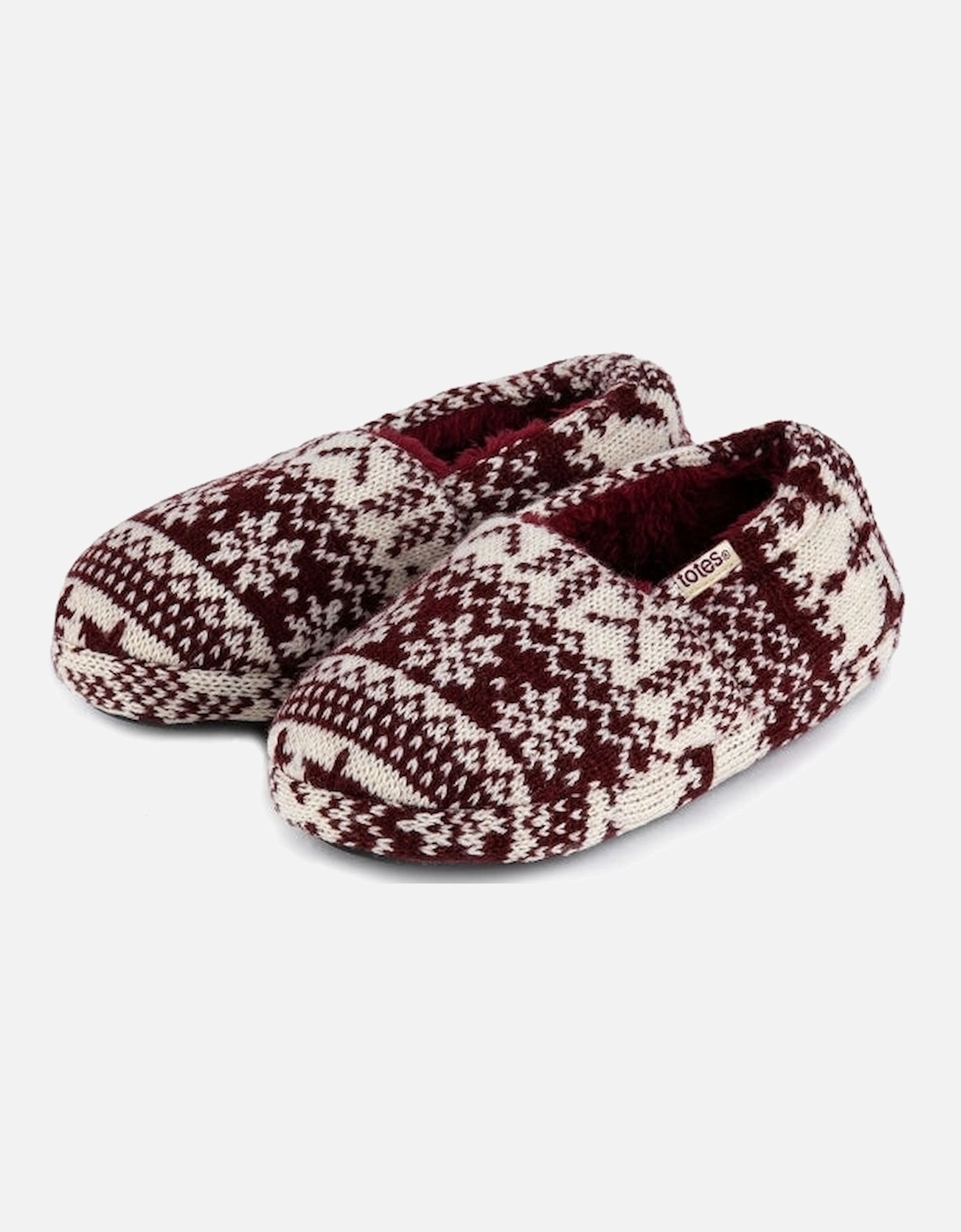 FAIR ISLE Girls Mule Slippers Multi