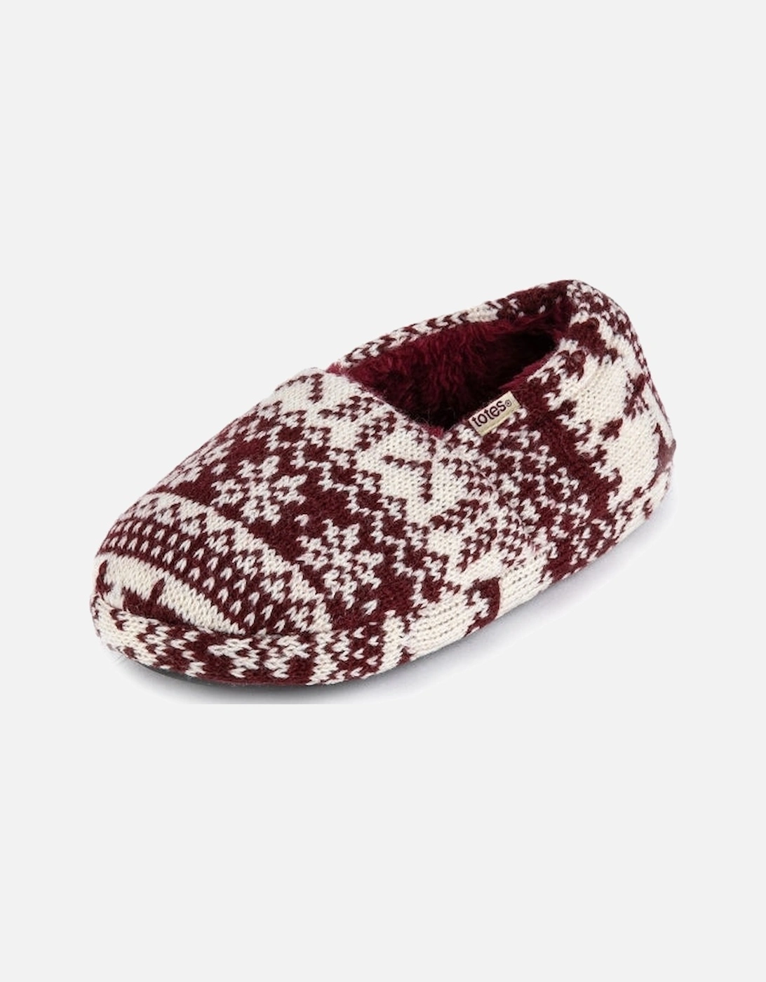 FAIR ISLE Girls Mule Slippers Multi