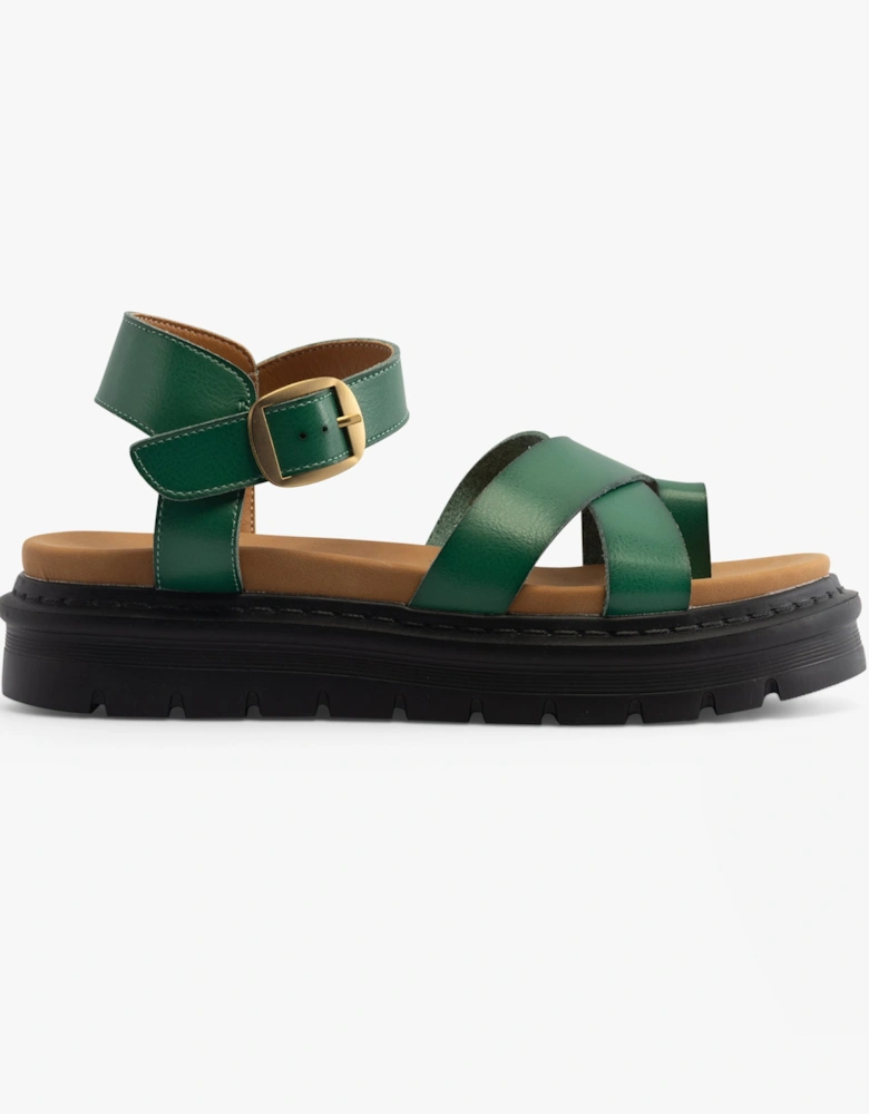 TEMPLE Womens Sandals Forest