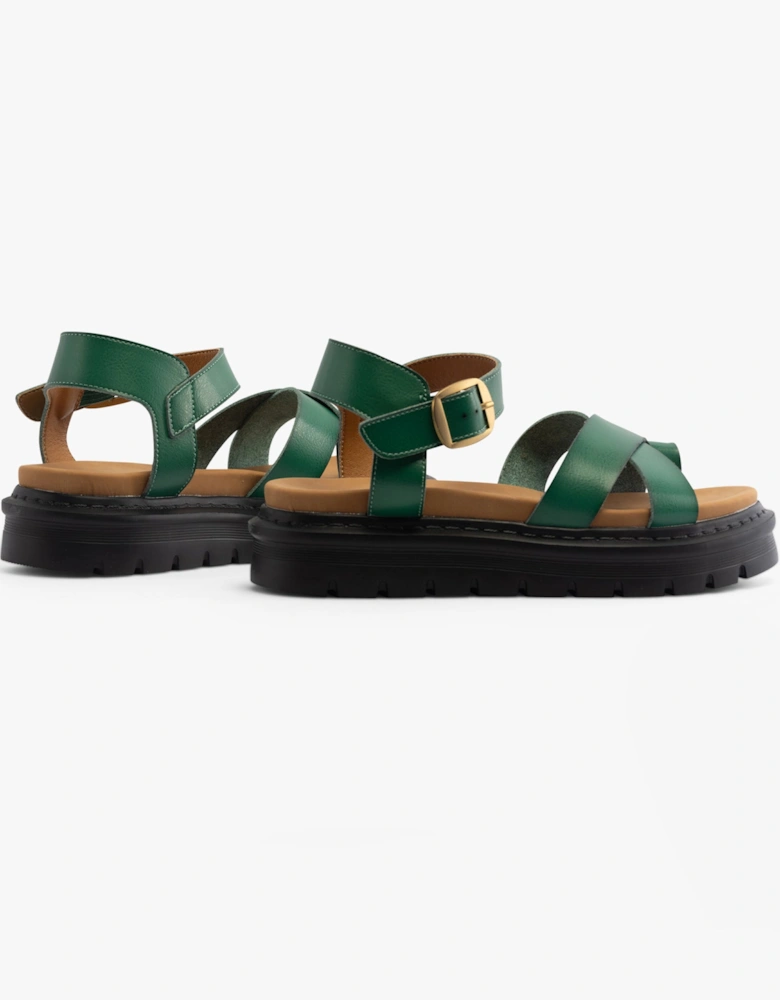 TEMPLE Womens Sandals Forest