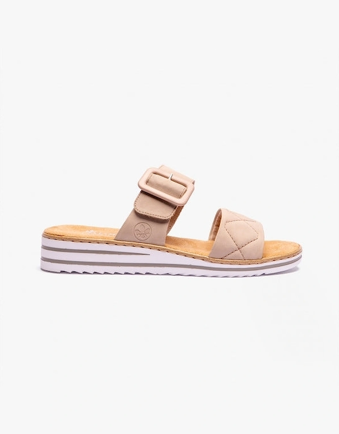 Rieker Rieker Women's V0694-62 Womens Mules Beige - Cream