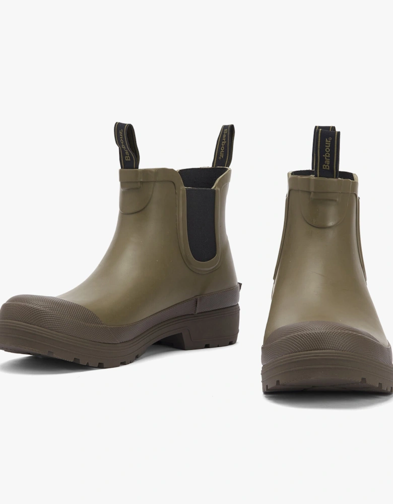 STORM Mens Chelsea Wellies Olive/Olive