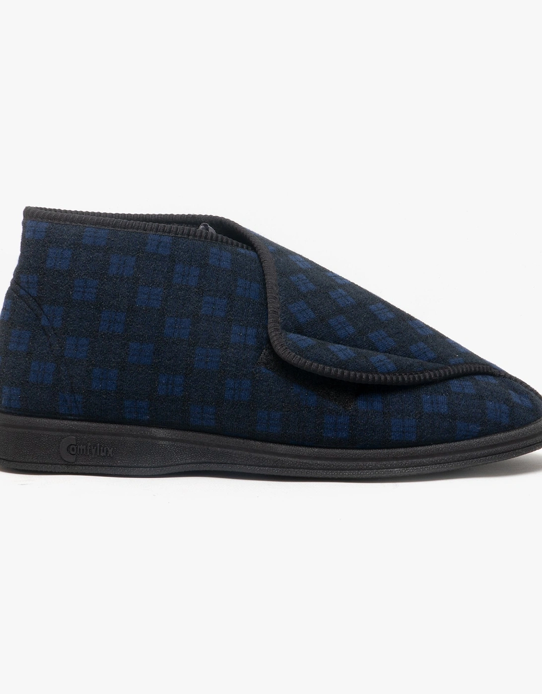 JAMES Mens Boot Slippers Navy, 4 of 3