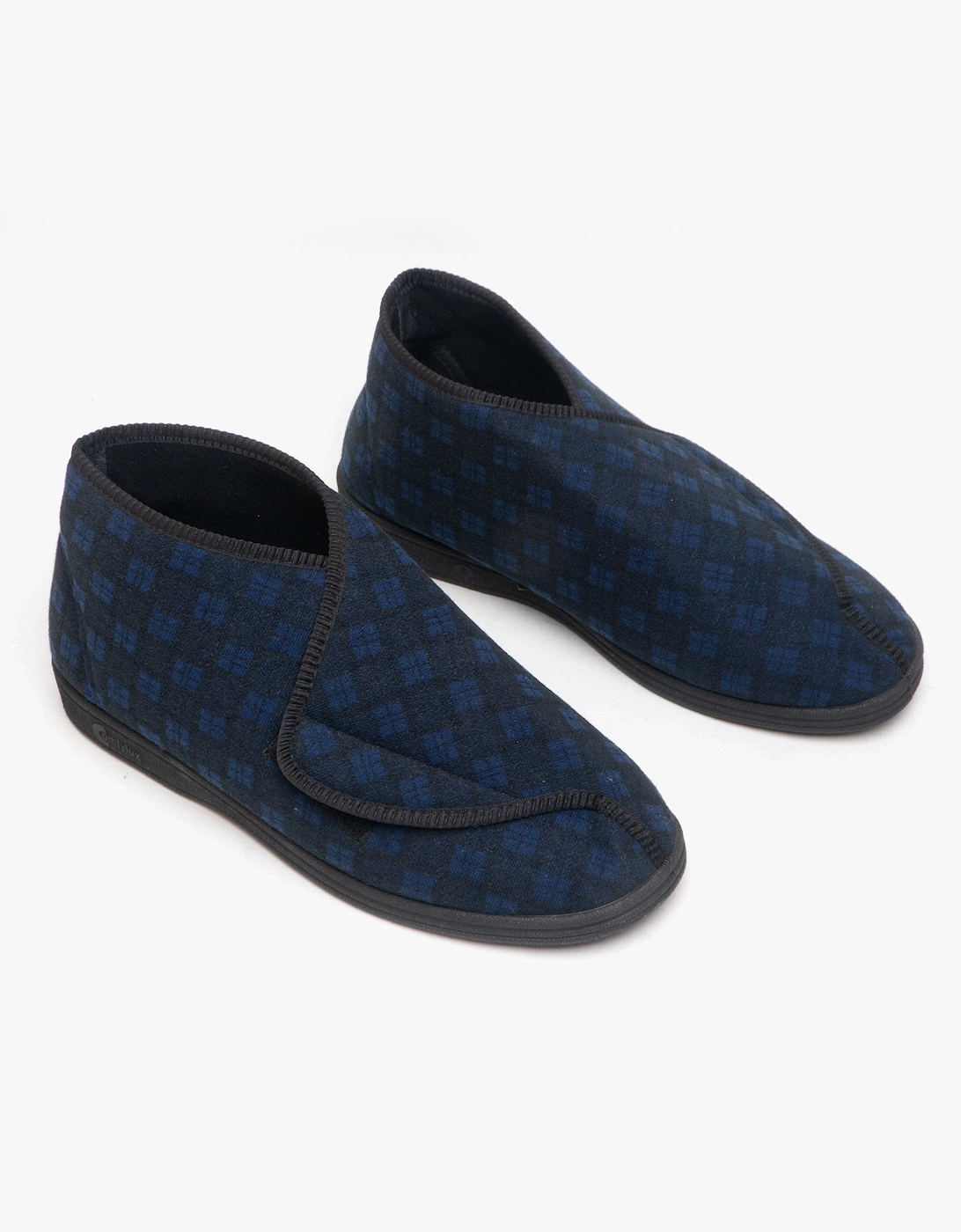 JAMES Mens Boot Slippers Navy